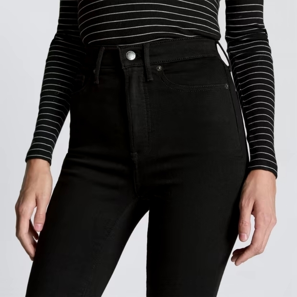 Everlane Skinny Jean Black The Way High Women Regular Stretch 5 Pocket NEW - Picture 2 of 12